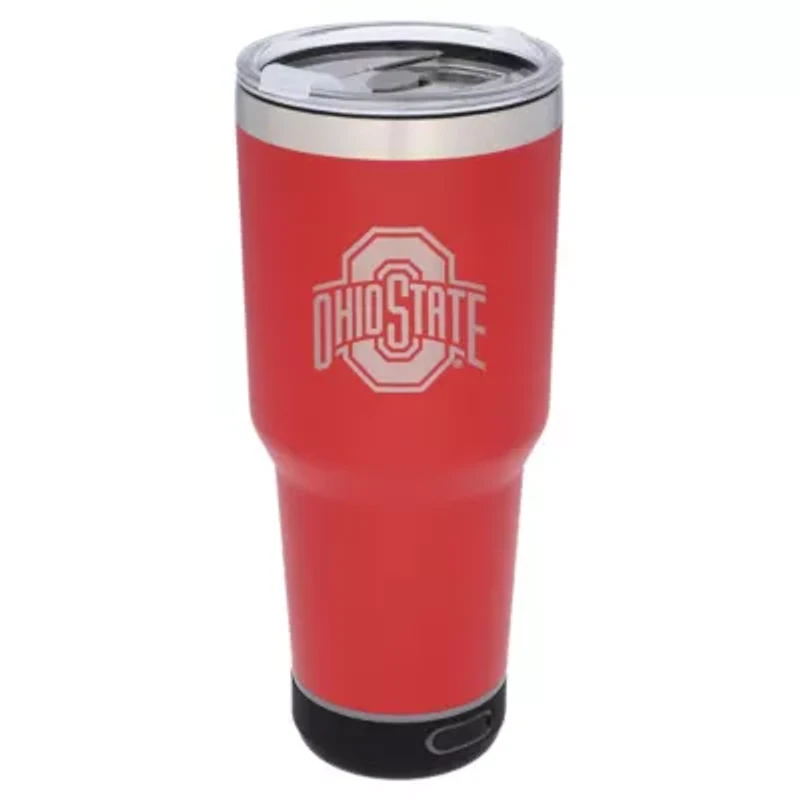 NCAA Ohio State Buckeyes 30oz. Stainless LED Bluetooth Tumbler