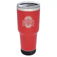 NCAA Ohio State Buckeyes 30oz. Stainless LED Bluetooth Tumbler