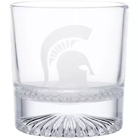NCAA Michigan State Spartans Decanter & Two Rocks Glasses Set