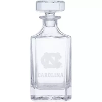 NCAA North Carolina Tar Heels Decanter & Two Rocks Glasses Set