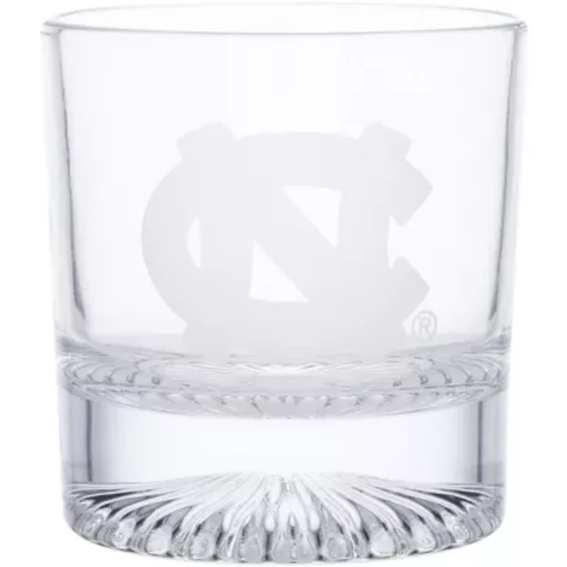 NCAA North Carolina Tar Heels Decanter & Two Rocks Glasses Set