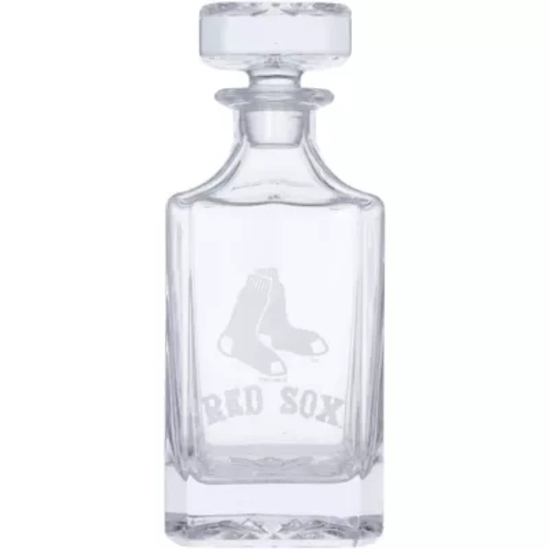 Boston Red Sox MLB Boston Sox Decanter & Two Rocks Glasses Set