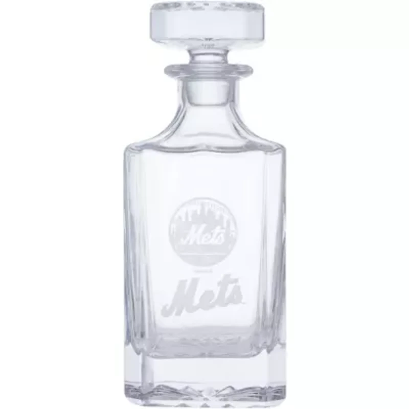 MLB New York Mets Decanter & Two Rocks Glasses Set