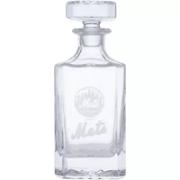 MLB New York Mets Decanter & Two Rocks Glasses Set