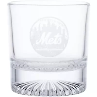 MLB New York Mets Decanter & Two Rocks Glasses Set