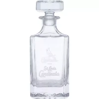 MLB St. Louis Cardinals Three-Piece Decanter & Rocks Glasses Set