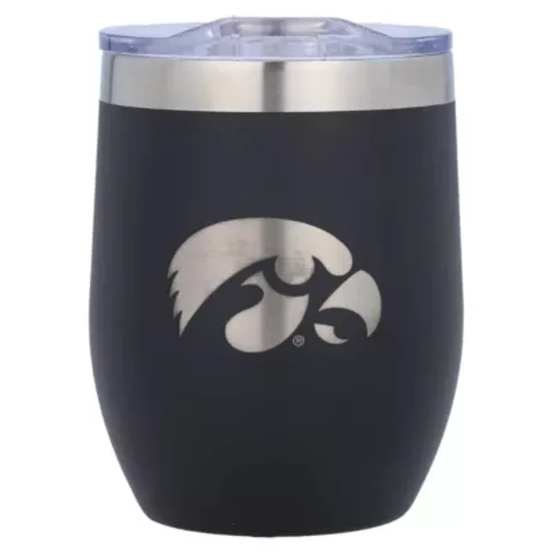 NCAA Iowa Hawkeyes 16oz. Stainless Stemless Tumbler