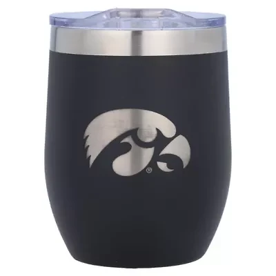 NCAA Iowa Hawkeyes 16oz. Stainless Stemless Tumbler