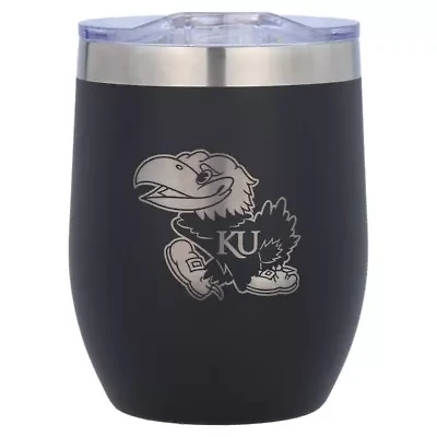 NCAA Kansas Jayhawks 16oz. Stainless Stemless Tumbler