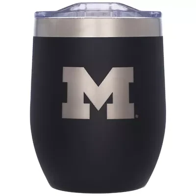 NCAA Michigan Wolverines 16oz. Stainless Stemless Tumbler