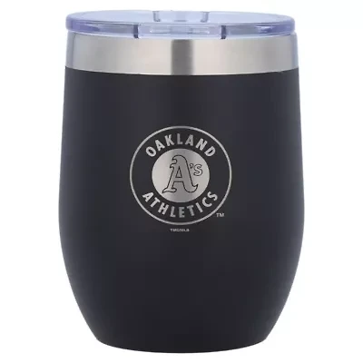 Cooperstown Teams Oakland Athletics 16oz. Stainless Stemless Tumbler