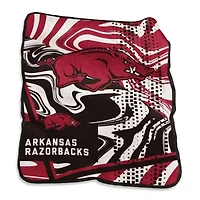NCAA Arkansas Razorbacks 50" x 60" Swirl Raschel Throw Blanket
