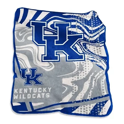 NCAA Kentucky Wildcats 50" x 60" Swirl Raschel Throw Blanket