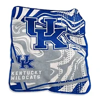 NCAA Kentucky Wildcats 50" x 60" Swirl Raschel Throw Blanket