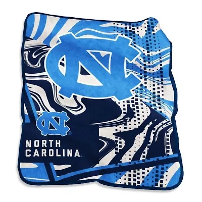 NCAA North Carolina Tar Heels 50" x 60" Swirl Raschel Throw Blanket