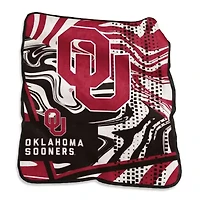 NCAA Oklahoma Sooners 50" x 60" Swirl Raschel Throw Blanket