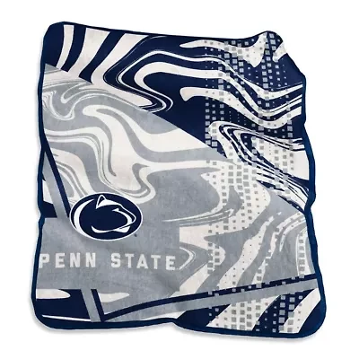 NCAA Penn State Nittany Lions 50" x 60" Swirl Raschel Throw Blanket