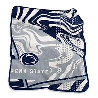 NCAA Penn State Nittany Lions 50" x 60" Swirl Raschel Throw Blanket