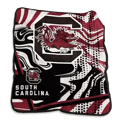 NCAA South Carolina Gamecocks 50" x 60" Swirl Raschel Throw Blanket