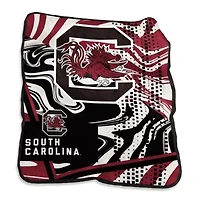 NCAA South Carolina Gamecocks 50" x 60" Swirl Raschel Throw Blanket