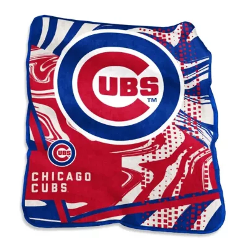 MLB Chicago Cubs 50" x 60" Swirl Raschel Throw Blanket