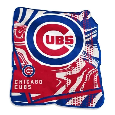 MLB Chicago Cubs 50" x 60" Swirl Raschel Throw Blanket