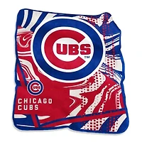 MLB Chicago Cubs 50" x 60" Swirl Raschel Throw Blanket