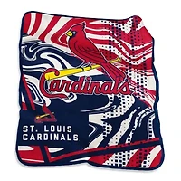 MLB St. Louis Cardinals 50" x 60" Swirl Raschel Throw Blanket