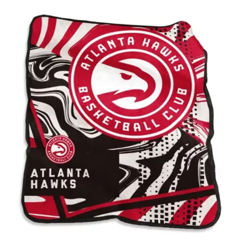 NBA Atlanta Hawks 50" x 60" Swirl Raschel Throw Blanket