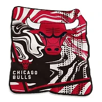 NBA Chicago Bulls 50" x 60" Swirl Raschel Throw Blanket