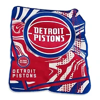 NBA Detroit Pistons 50" x 60" Swirl Raschel Throw Blanket