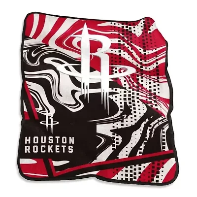 NBA Houston Rockets 50" x 60" Swirl Raschel Throw Blanket