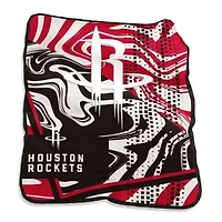 NBA Houston Rockets 50" x 60" Swirl Raschel Throw Blanket