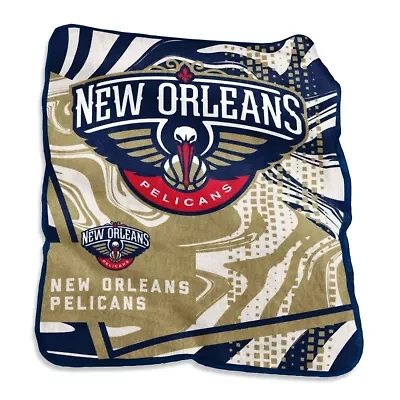NBA New Orleans Pelicans 50" x 60" Swirl Raschel Throw Blanket