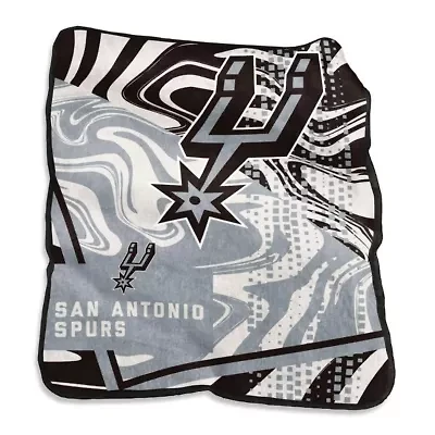 NBA San Antonio Spurs 50" x 60" Swirl Raschel Throw Blanket
