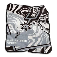 NBA San Antonio Spurs 50" x 60" Swirl Raschel Throw Blanket