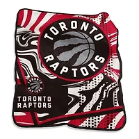 NBA Toronto Raptors 50" x 60" Swirl Raschel Throw Blanket