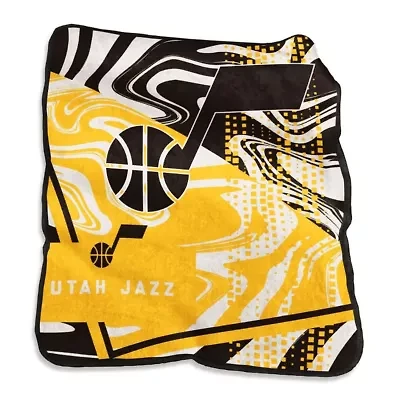 NBA Utah Jazz 50" x 60" Swirl Raschel Throw Blanket