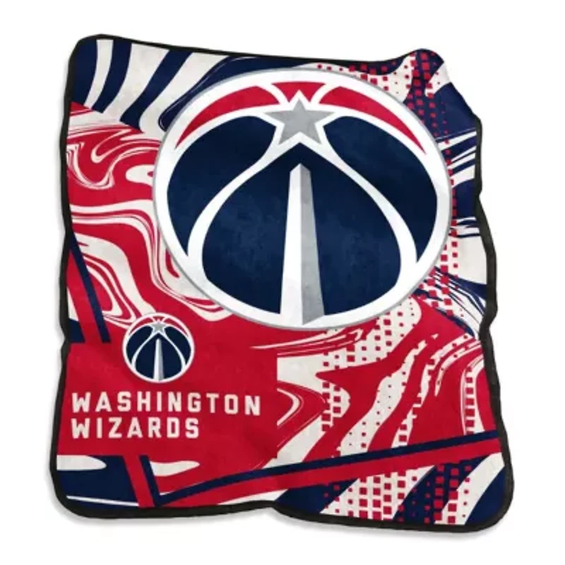 NBA Washington Wizards 50" x 60" Swirl Raschel Throw Blanket