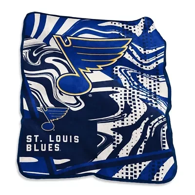 NHL St. Louis Blues 50" x 60" Swirl Raschel Throw Blanket