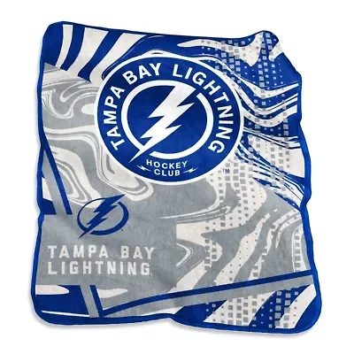 NHL Tampa Bay Lightning 50" x 60" Swirl Raschel Throw Blanket