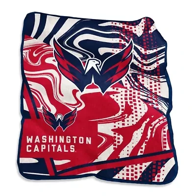 NHL Washington Capitals 50" x 60" Swirl Raschel Throw Blanket