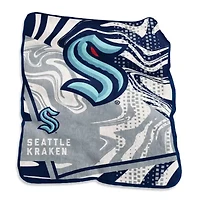 NHL Seattle Kraken 50" x 60" Swirl Raschel Throw Blanket