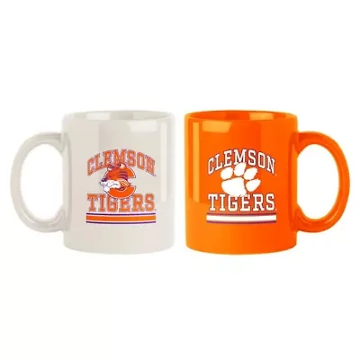 NCAA Clemson Tigers Two-Pack 15oz. Color Mug Set