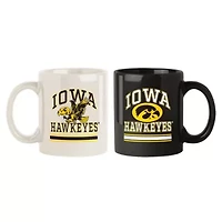 NCAA Iowa Hawkeyes Two-Pack 15oz. Color Mug Set