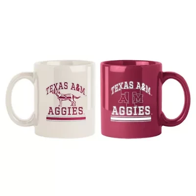 NCAA Texas A&M Aggies Two-Pack 15oz. Color Mug Set