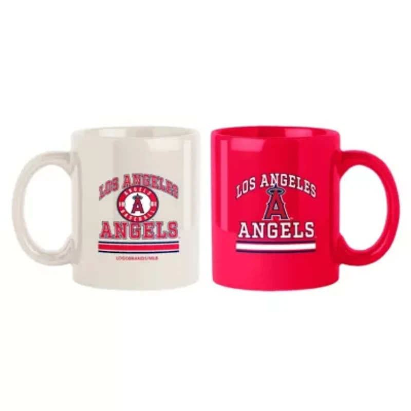 MLB Los Angeles Angels Two-Pack 15oz. Color Mug Set