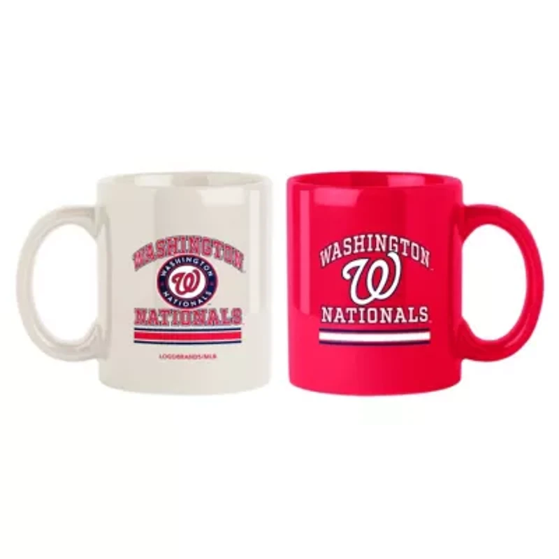 MLB Washington Nationals Two-Pack 15oz. Color Mug Set
