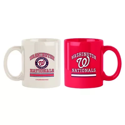 MLB Washington Nationals Two-Pack 15oz. Color Mug Set