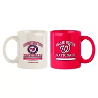 MLB Washington Nationals Two-Pack 15oz. Color Mug Set
